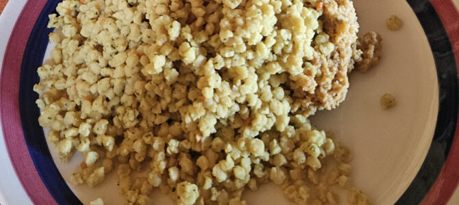 Couscous-Soja-Erdnuss-Curry